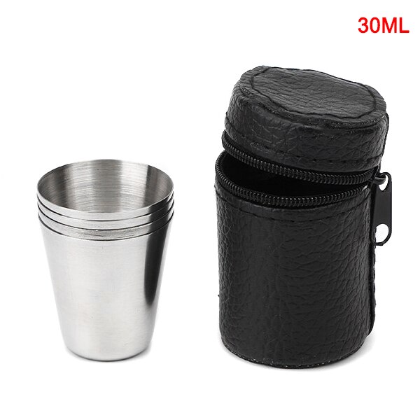 Taza de acero inoxidable para beber, Taza de Viaje, café, té, cerveza, para vacaciones de campamento, Picnic, mvi-ing, 4 Uds.