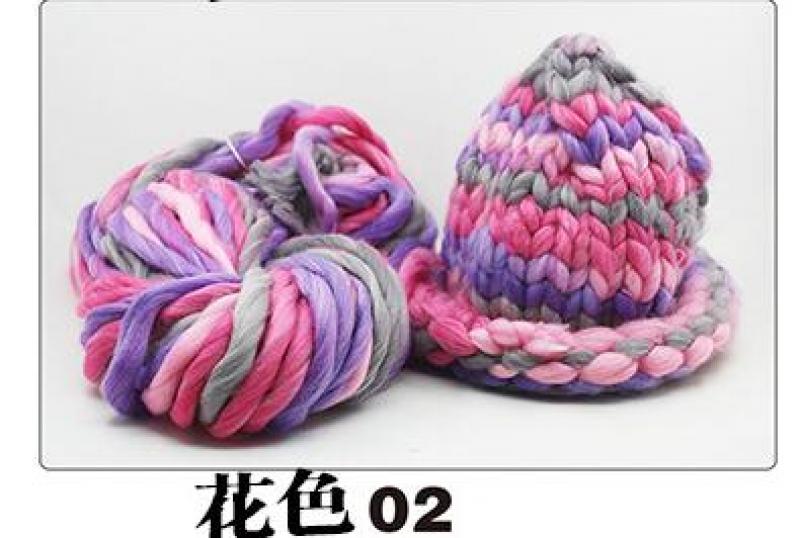 Super Chunky Merino Wool Yarn Giant Wool Extreme Knitting Arm Knitting Super Bulky Chunky Yarn for Hand knitting Polyester 500g