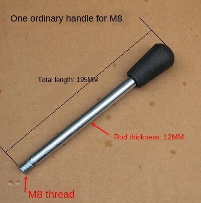 Bænkbor tilbehør håndtag fræsehåndtag trykhåndtag  m10 m12 m8 værktøjshåndtag til værktøjsværktøj: 5