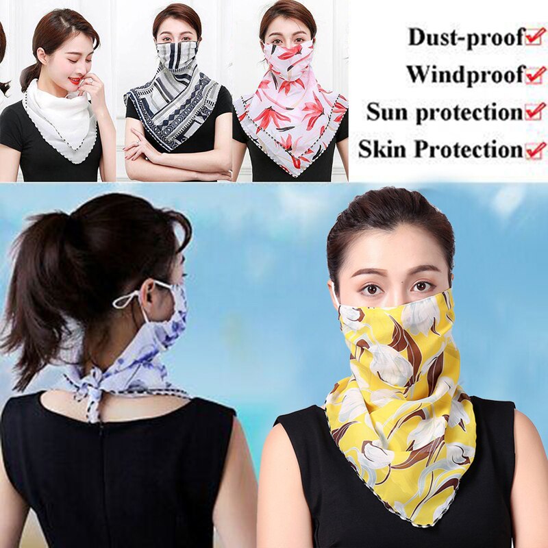 Outdoor Face Cover Printed Bib Scarves Multi Functional Seamless Quick Dry Hairband Head Scarf scarf