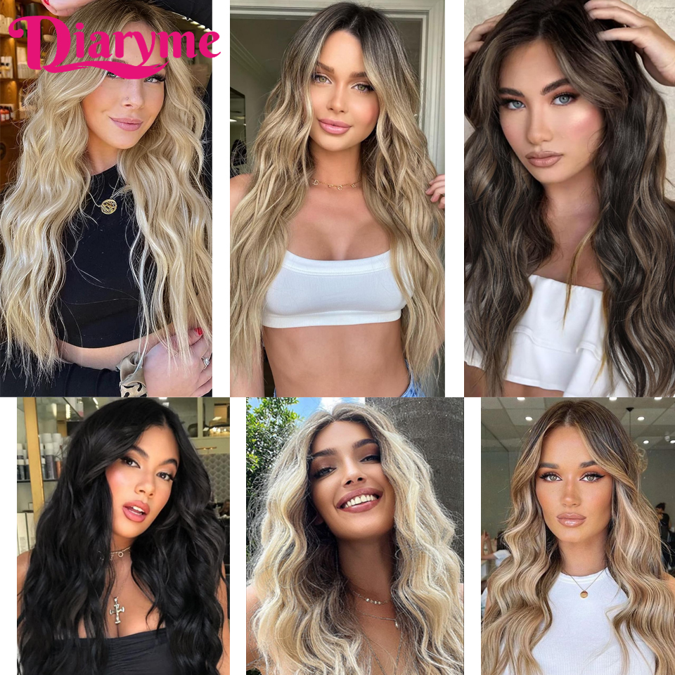 Adornos para el cabello, piezas de cabello, rizo largo ondulado sintético, bloque de reedición de repuesto para mujeres con pinza para el cabello adelgazante en extensiones de cabello