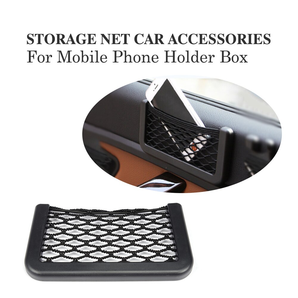Kofferbak Opslag Netto Pocket Organizer Ontvangt Regelen Zak Houder Auto Sticker Voor Mobiele Telefoon Houder Doos Auto Accessoires