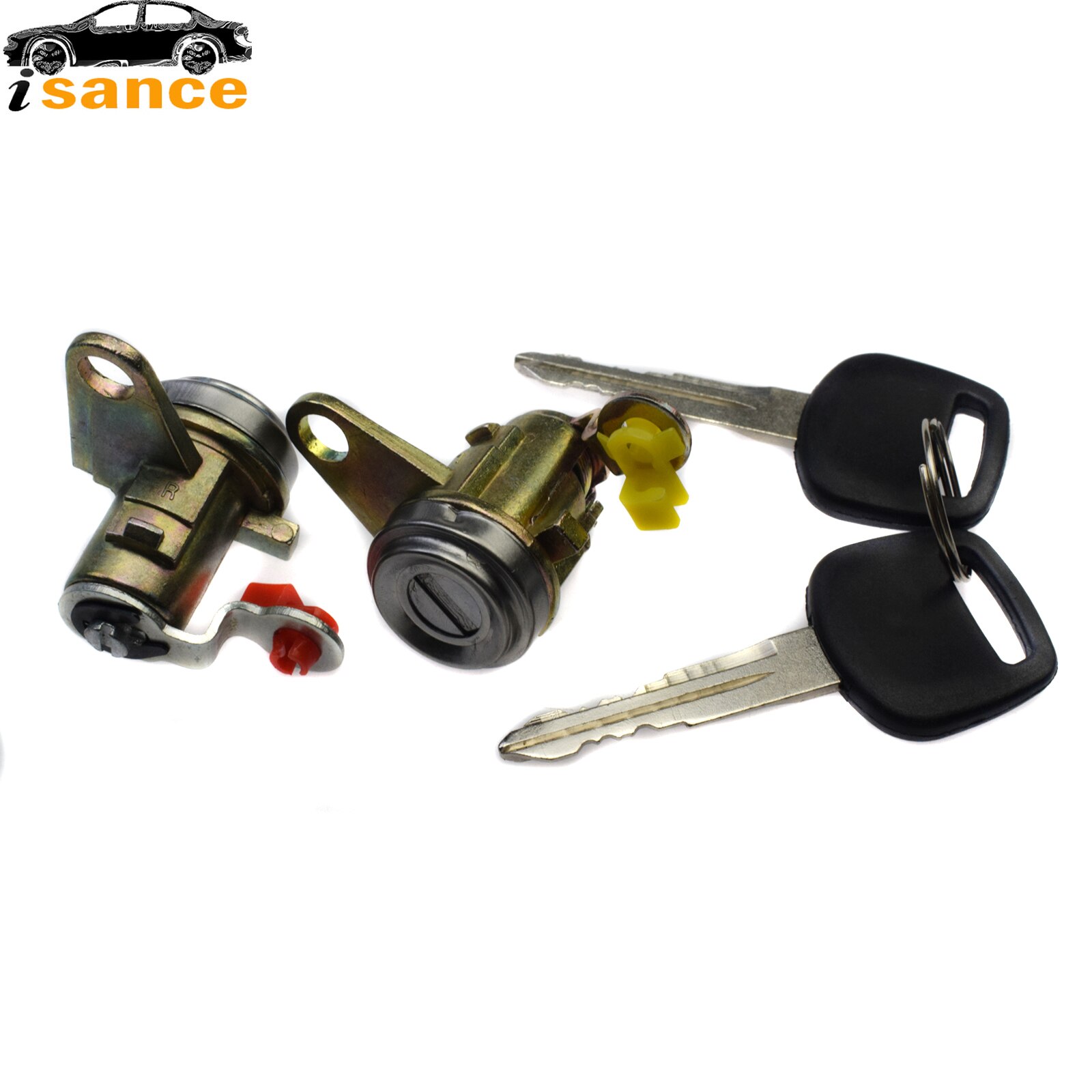 Deurslot Cilinder Sleutels Set Voor Toyota Corolla &amp; Geo Prizm 1.8L 1993 1994 1995 1996 1997 69051-12360 69052-12360 69051-12340