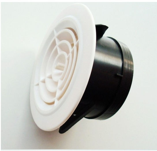 2pcs/lot 70mm Central air-conditioning Ducted Heater Aircon Ceiling Outlet Vent / Air inlet