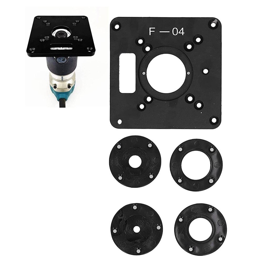 Aluminium Carpinte Router Table Insert Plate Woodworking Benches Flip Board Workbench Carpenter Trimming Machine