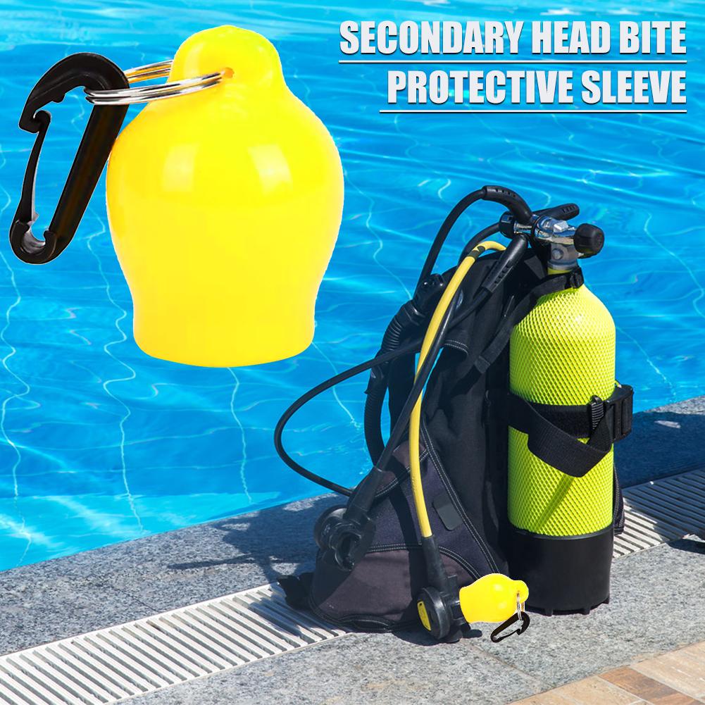 Plongée sous-marine Housse De Protection pour la Respiration Poulpe Régulateur Embout Cache-Poussière Retenue Tuba w/Boucle À Dégagement Rapide