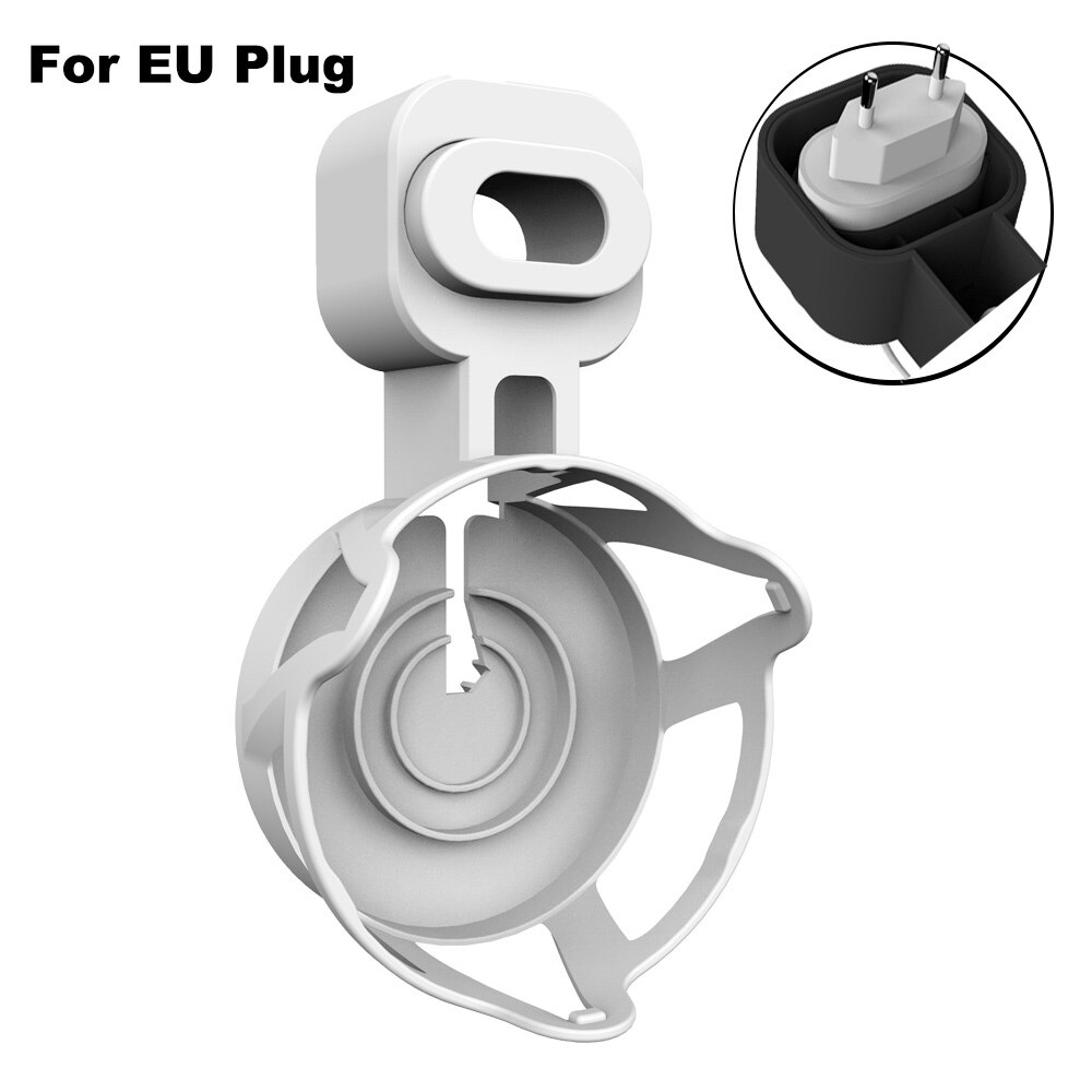 Support mural pour HomePod Mini, support de sortie de haut-parleur intelligent permettant de gagner de l&#39;espace, étagère murale pour Homepod uniquement pour prise américaine: White For EU Plug