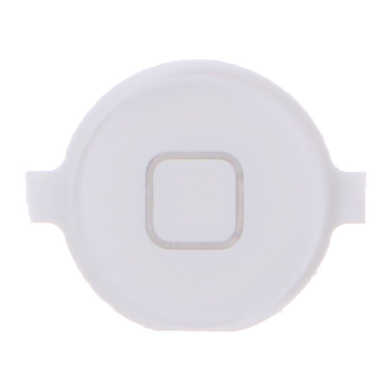 1 pieza botón de menú de Inicio reemplazo llave de retorno junta de goma Reparación de soporte parte para Apple iPod Touch 4: Blanco