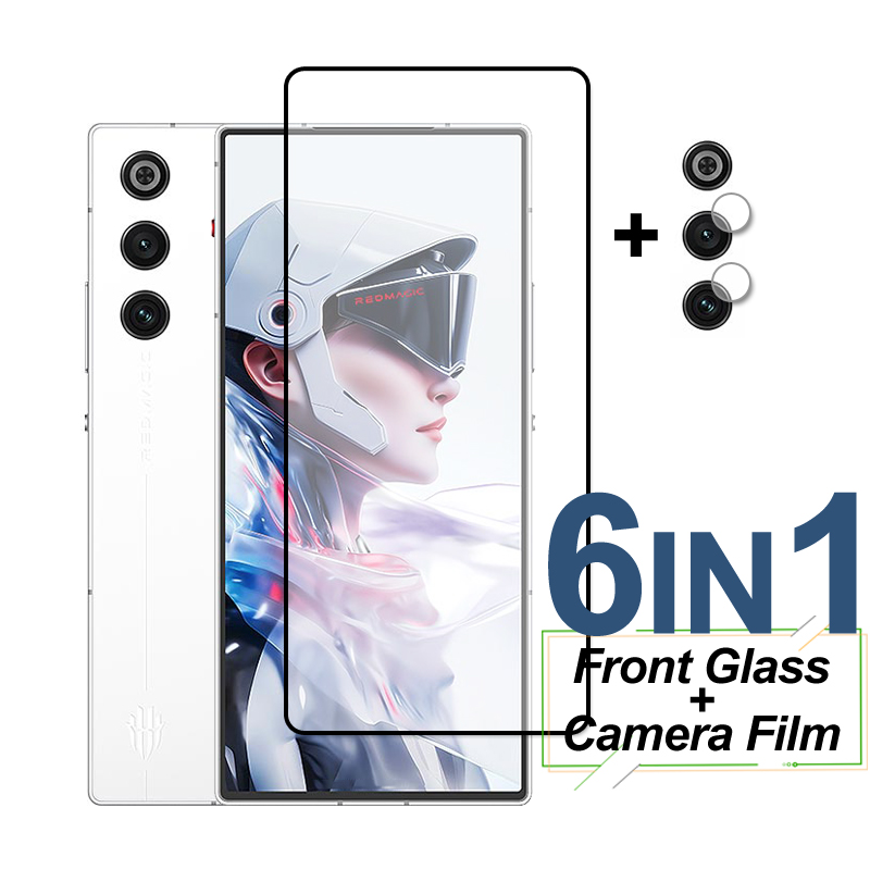 Volle Abdeckung Gehärtetem Glas Für RedMagic 10, Luft Bildschirm Schutz Schutz Telefon Kamera Objektiv Film Für rot Magie 10, Luft glas
