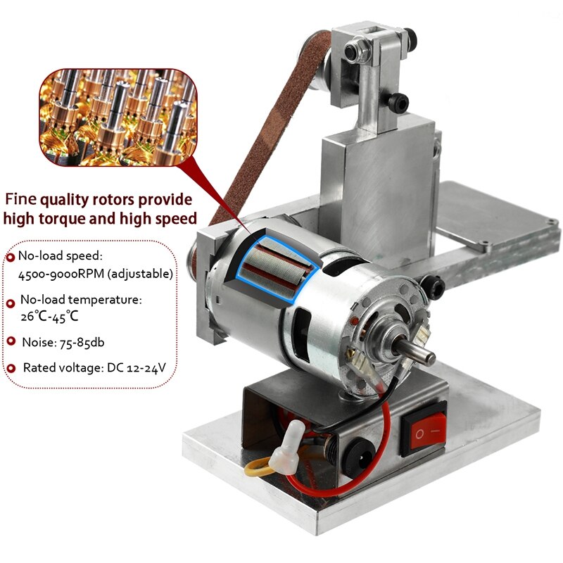 Multifunctionele Slijpmachine Mini Elektrische Bandschuurmachine Diy