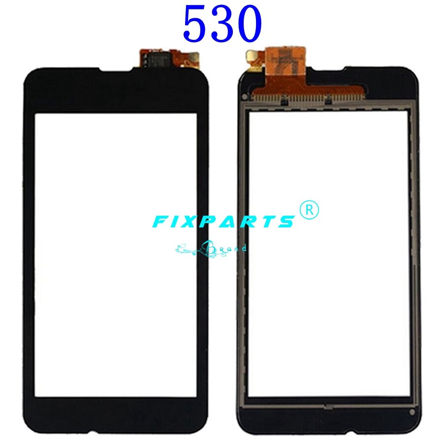 Originele 620 Touch Screen Voor Nokia Lumia 620 N620 Touchscreen Digitizer Sensor Voor Glas Lens Panel 650: (530) Black