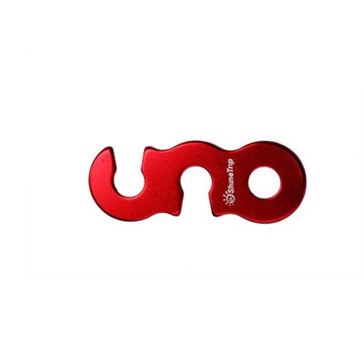 2 szt Akcesoria do Namiotu Kempingowego Aluminiowy Lekki Hak do Namiotu Zaczep do Liny Wiatrowej: G 3 otwarte otwory
