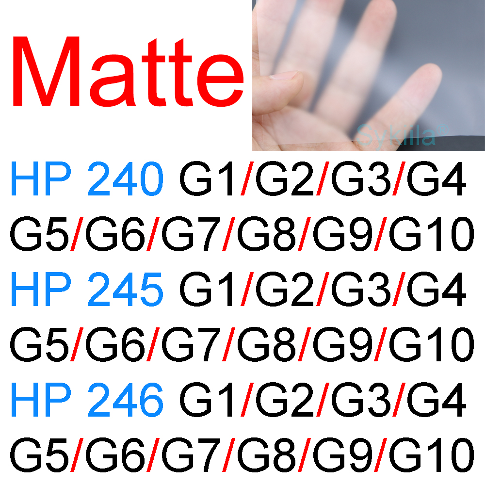 Pellicola salvaschermo per HP 240 G10 245 G9 246 G8 250 G9 255 G8 256 G7 470 G10 G6 G5 G4 G3 G2 Pellicola pelle HD opaca satinata essenziale: verde