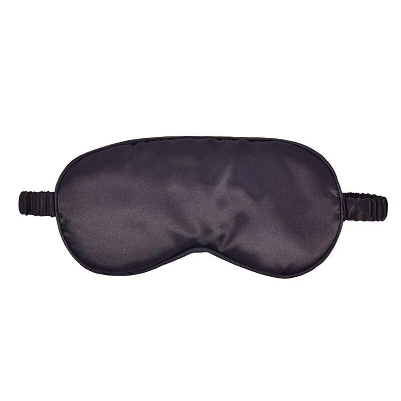 1pc slaapmaskers, natuurlijk slaapmasker, oogmasker, ooglapje: Zwart