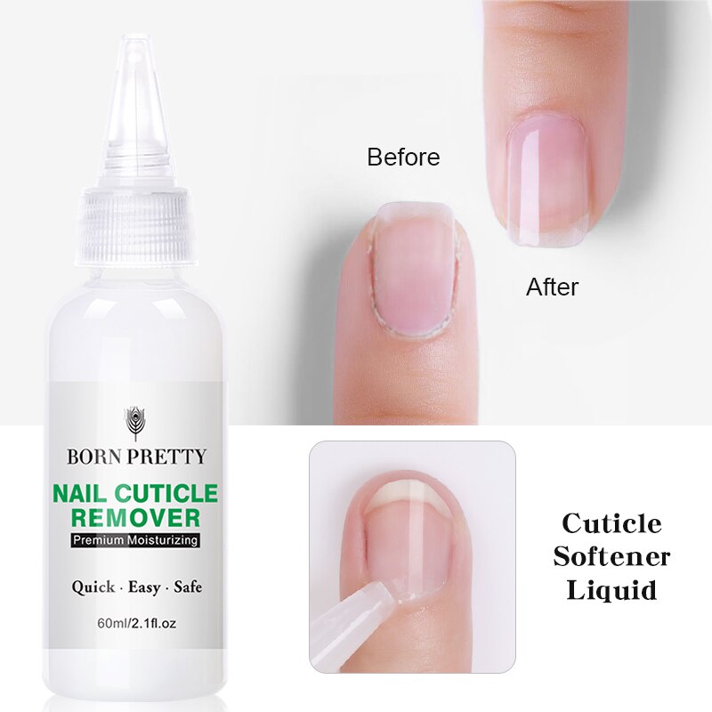 Geboren Pretty 60 Ml Nagellak Waterontharder Cuticle Remover Varnish Geen Kwaad Gezonde Dode Huid Remover Nail Art Care Tool manicuring