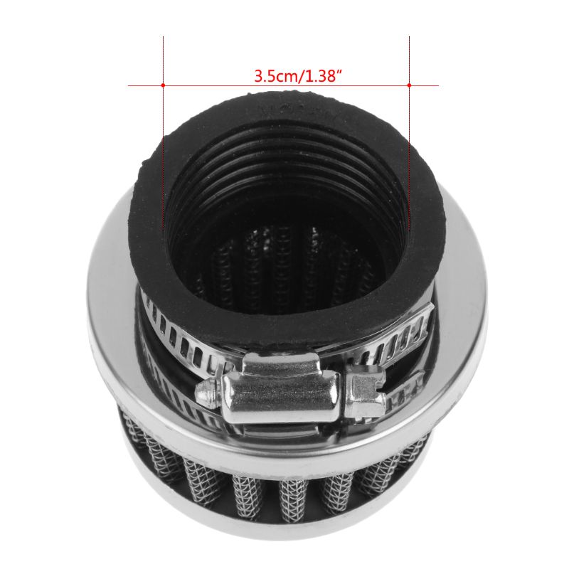 Filtro de aire para motocicleta, filtro de admisión de filtro de aire para Moto, Scooter, Pit Bike, 35mm