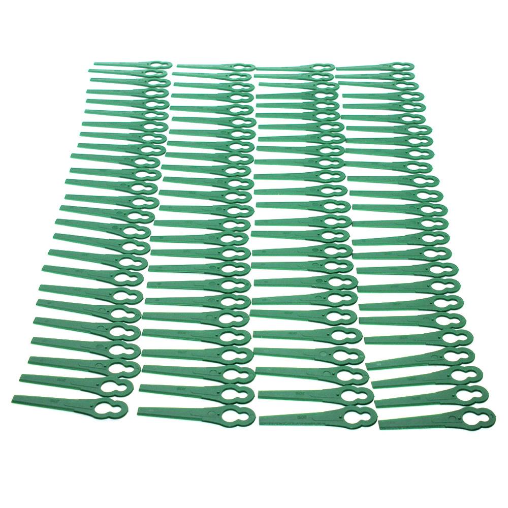 100 stk. elektriske trimmerblade til bosch art 18 løve akku art 23 accu art 23 easytrim accu art 23 accutrim  f016800177 f016800008