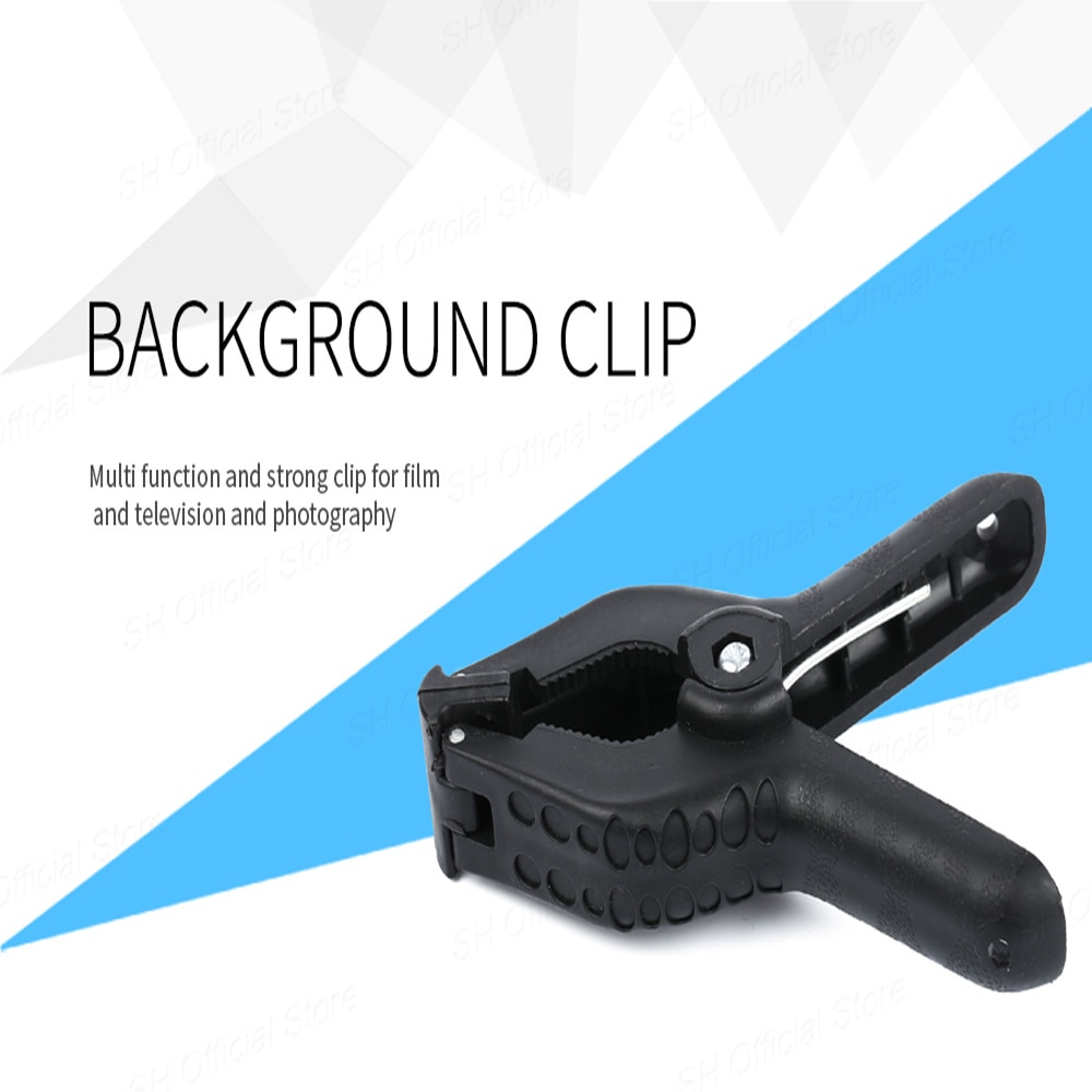 Photography Adjustable Spring Fish Clamps, 6CM Photo Booth Background Stand Clip Fixed Backdrop Muslin And Green Screen