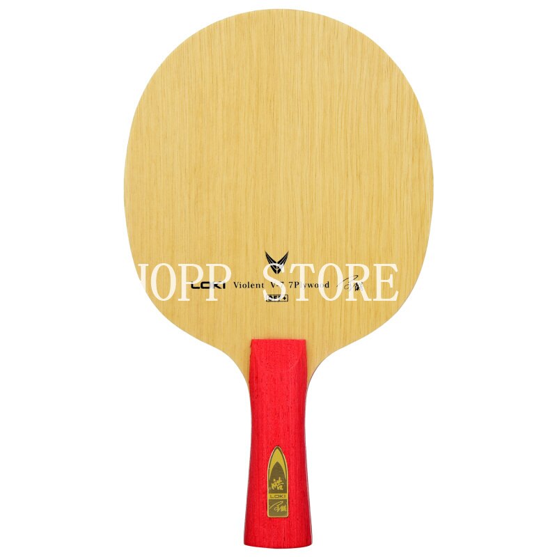 LOKI Violent 7 V7 Table Tennis Blade Racket (7 Ply Wood Offensive) Original LOKI WANG HAO V-7 Ping Pong Bat Paddle: Long Handle FL