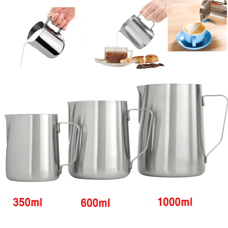 150Ml Rvs Opschuimen Jug Latte Schenker Cappuccino Jug (Zilver)