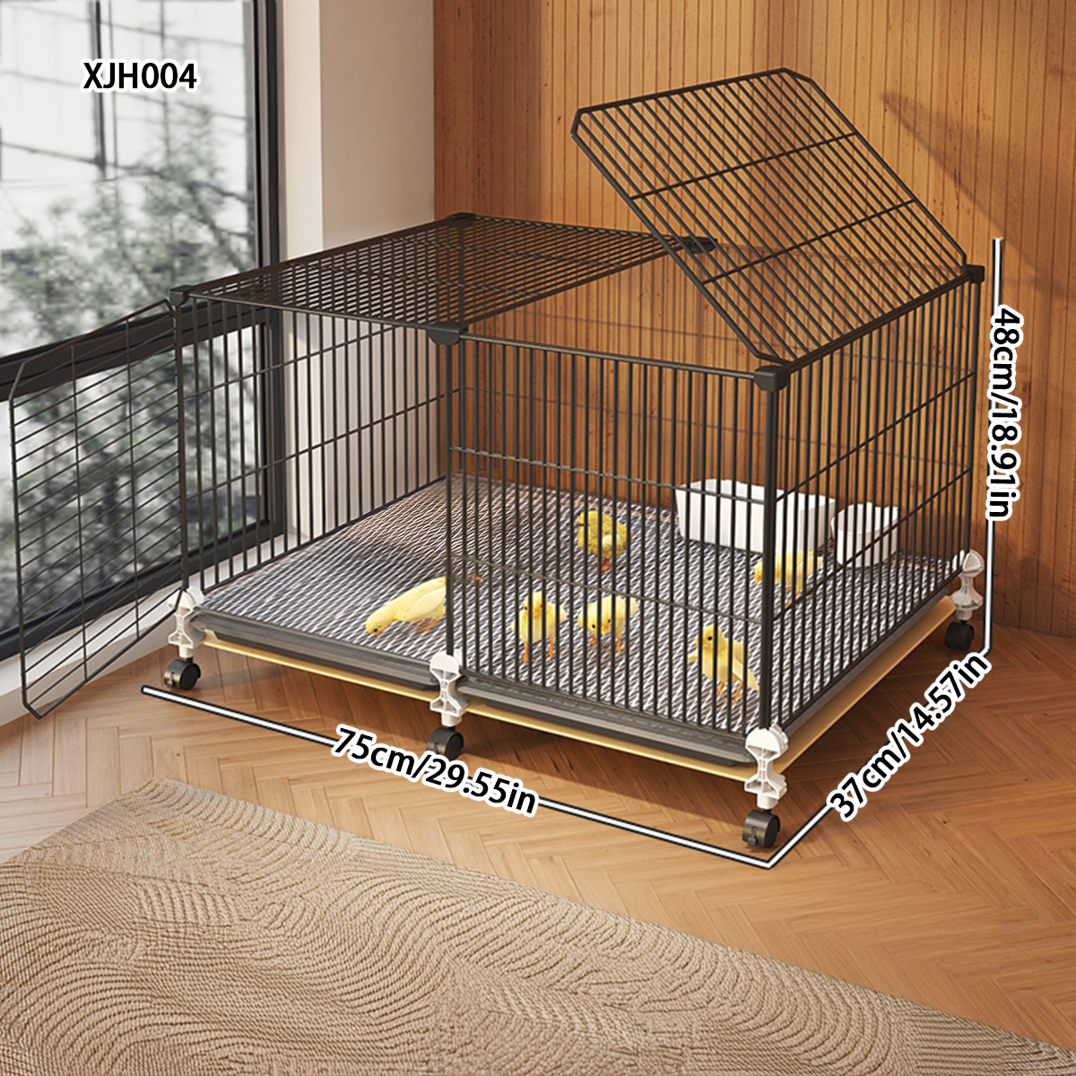 Chicken Cage, Rutin Chicken Special Cage, Encrypted Indoor Brooding Chicken Cage, Quail Cage, Little Yellow Duck, Household Zeline: Dark Khaki
