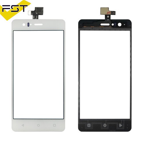 Schwarz/Weiß Für BQ Aquaris M5 Touchscreen Digitizer Glas berühren Tafel Für BQ M5 berühren Sensor pantalla tactil: Weiß
