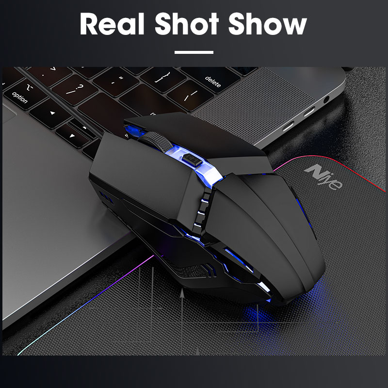 USB Wired Gaming Mouse 2400DPI Adjustable 4 Buttons LED Optical Gamer Mause Computer Mice for PC Laptop Mouse Gamer