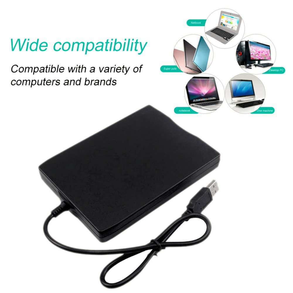 External Diskette FDD Floppy Disk Driver Plug&amp;Play for PC Windows 2000/XP/Vista/7/8/10 Notebook Connect 3.5&quot; USB2.0 Port Adapter