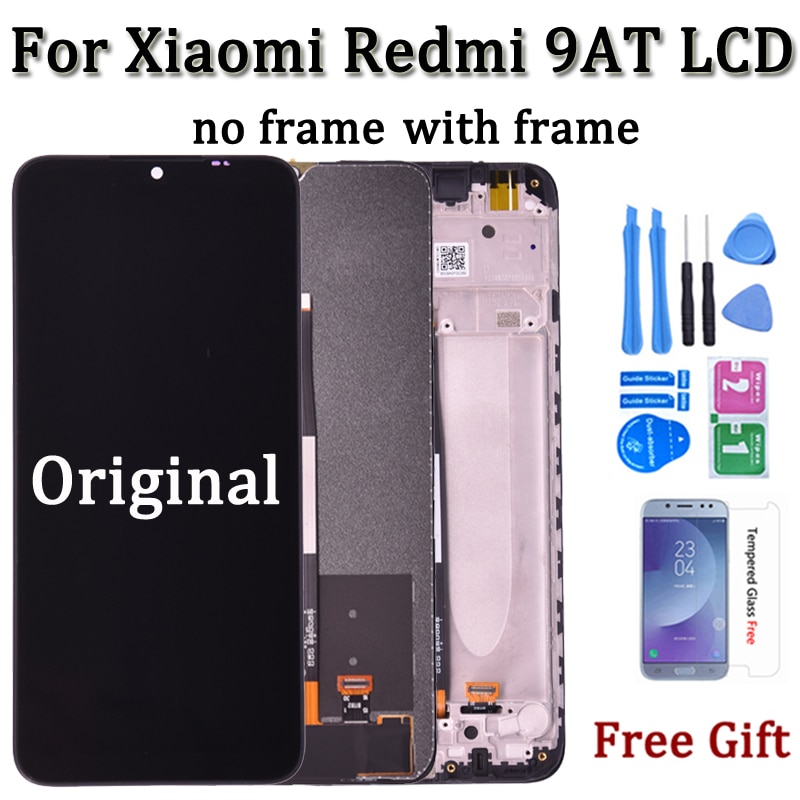 6,53 zoll Bildschirm Für Xiaomi Redmi 9beim Anzeige LCD berühren Bildschirm Digitizer Für M2006C3LVG LCD Ersatz Telefon Teile Montage