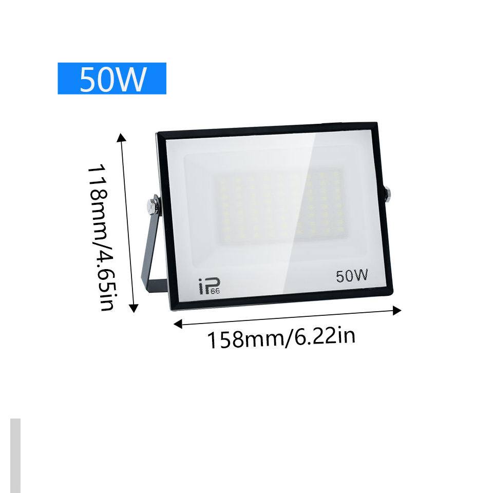 Led Flood Light IP66 Waterproof 100W 200W Outdoor Floodlight Spotlight LED Reflector Street Lamp Wall Flood Lights