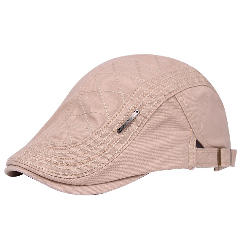 Boina plana a la para hombre, gorro plano de que combina con todo, de newsboy, retro, informal, pintor, novedad de