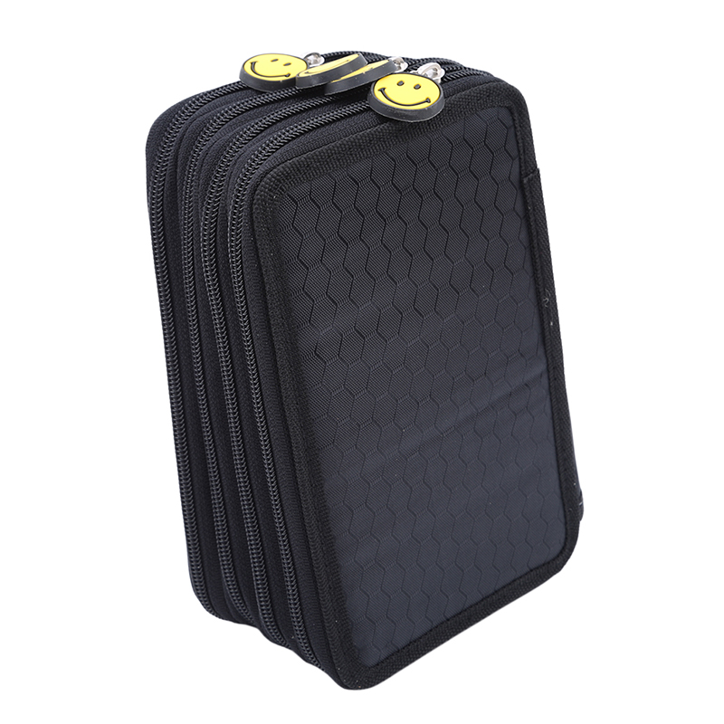 Bolsa de dibujo estropajo multifuncional organizador de lápices estuche de lápiz bolsa de la pluma caja estacionaria con cremallera para la escuela