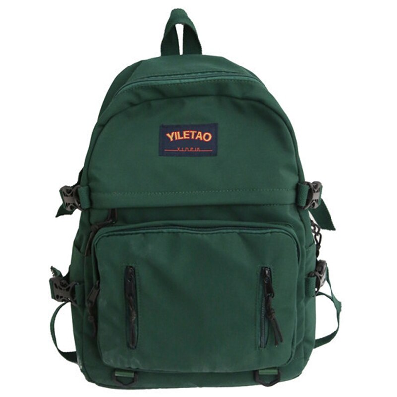 jugendlich Schule Taschen für Mädchen Teenager Rucksack Weiblichen Gymnasiasten Frauen Bookbags Leichte, Weiche Campus Schul: Grün
