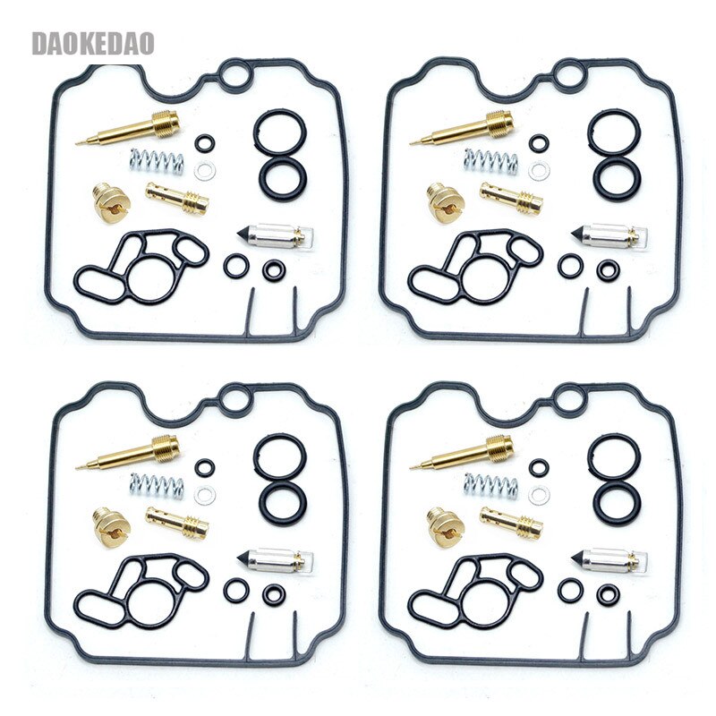 Kits de reparación de carburador para Yamaha XJ400S Diversion 1992, XJ400, XJ 400, kit de reconstrucción de anillo de junta de tornillo principal: 4 Carb Kits
