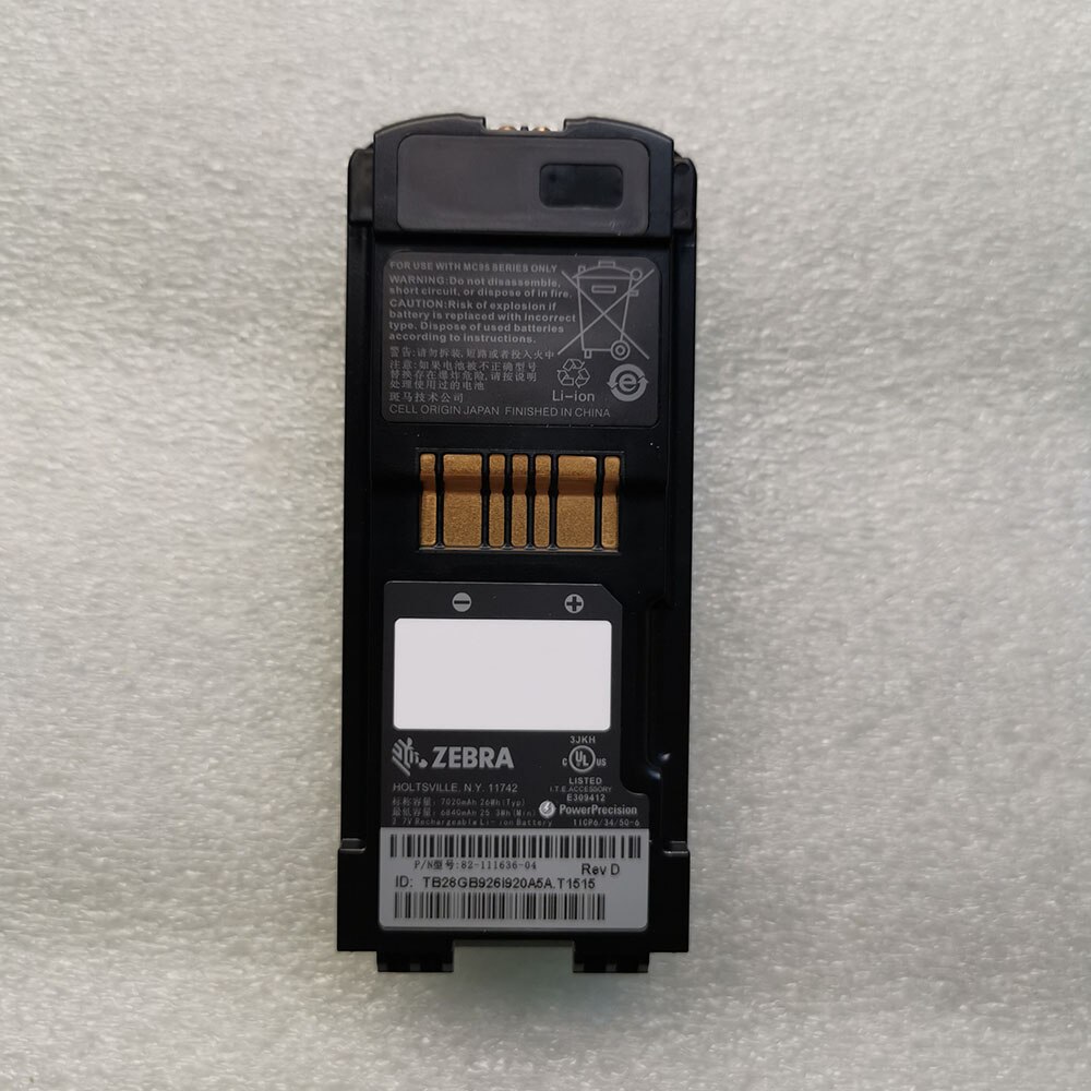 original battery for ZEBRA MC95 MC9500 MC9590 MC9596 82-111636-01 82-111636-04 BTRY-MC95IABA0 batteries
