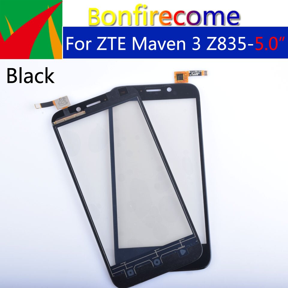 For ZTE Maven 3 Z835 Touch Screen Panel Digitizer Sensor Front Glass Outer Touchscreen Replacement 5.0 inch