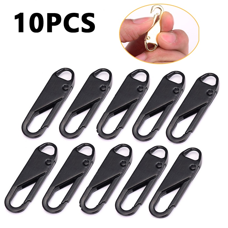 5/10pcs Metal Zipper Zipper Repair Kits Zipper Pull for Zipper Slider Sewing Diy Craft Sewing Kits Metal Zip DIY Sewing