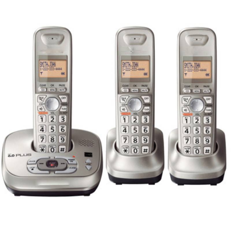 DECT6.0 Home Fixed-line Digital Cordless Ultra-long Standby Telephone Stand-alone Wired Landline Wireless Sub-machine