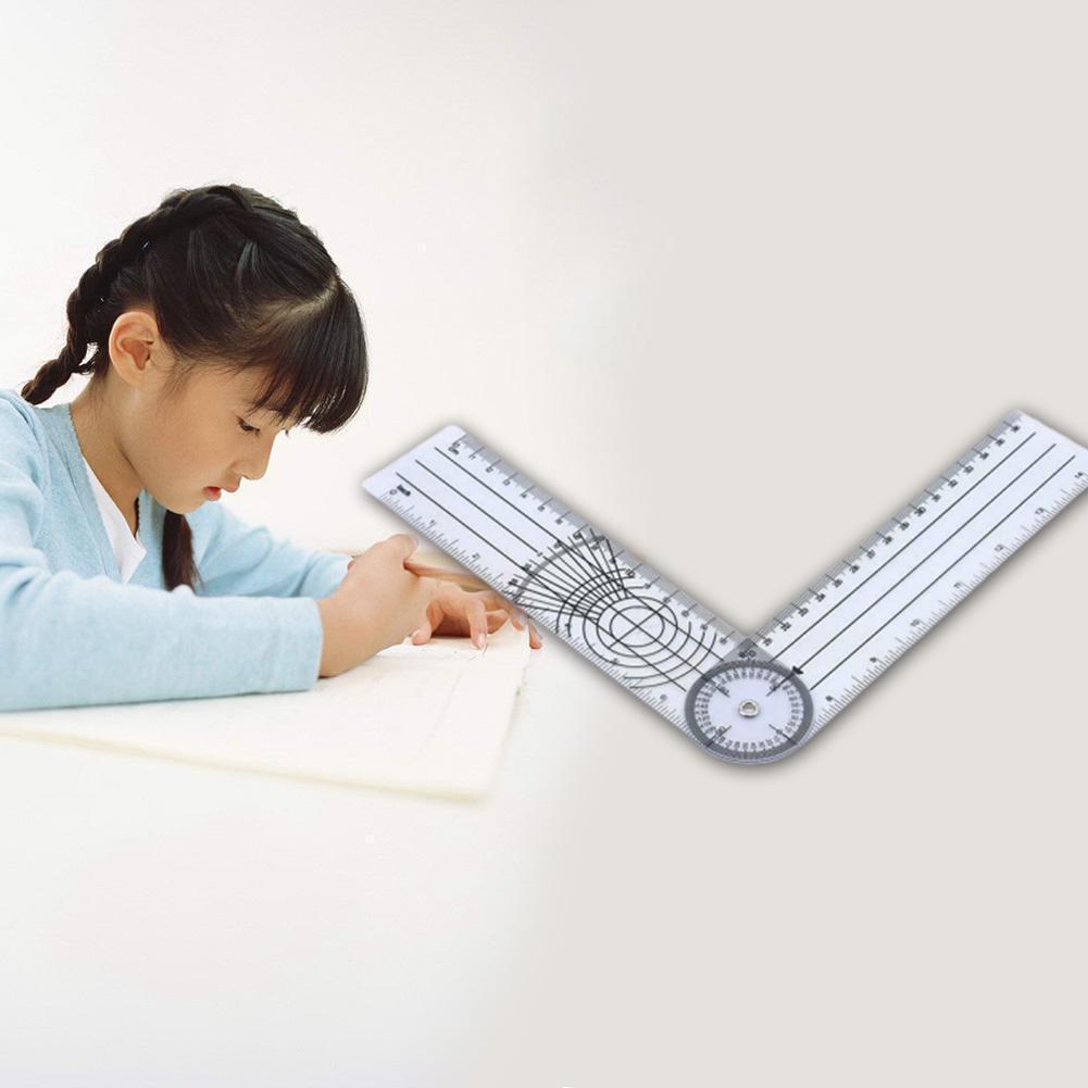 Regla plegable Flexible Coreana de 30cm, multifunción, de plástico, para oficina, escuela, papelería, estudiantes, dibujo, , reglas Y1A7
