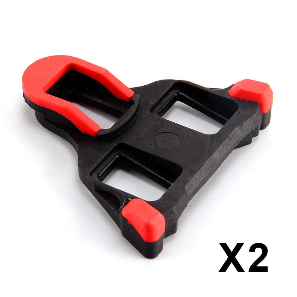 Racefiets pedaal schoenplaatje zelfborgend ultralicht pedaal fietsaccessoires voor shimano sh -11 spd-sl racefiets schoenplaatjes: Rood