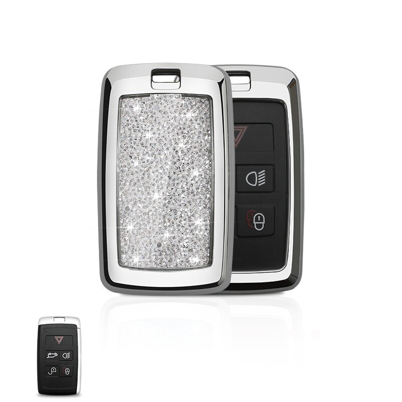 Car Remote Diamond key case key Cover For Land Rover Range Rover Evoque Discovery Sport 5