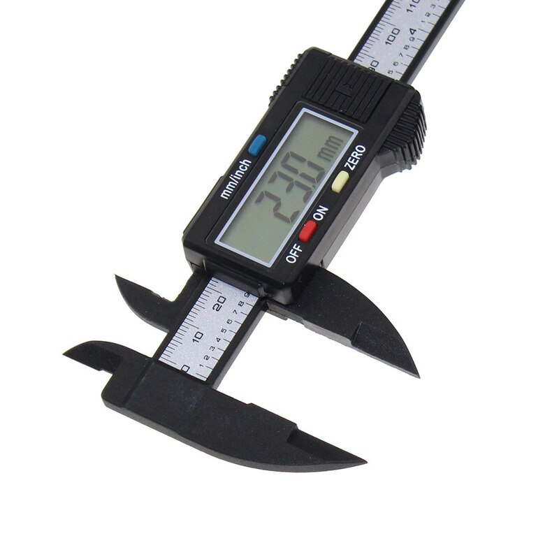 150mm 100mm Electronic Digital Caliper Carbon Fiber Dial Vernier Caliper Gauge Micrometer Measuring Tool Digital Ruler
