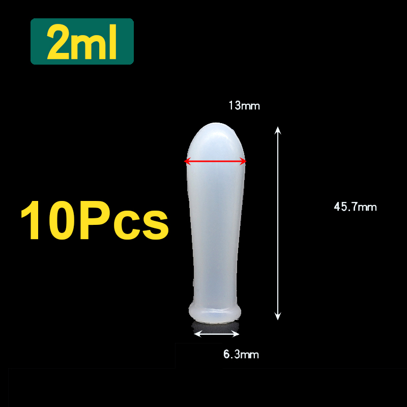 Laboratory dropper suction cap silicone cap calibration pipette rubber suction ball 1ml 2ml 3ml 5ml rubber head 10 pcs: green