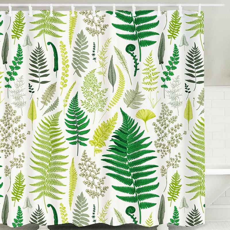 Zeeschildpad Print Waterdicht Douchegordijn Polyester Bad Gordijn Octopus Thuis Badkamer Gordijnen met 12 Haken: 6