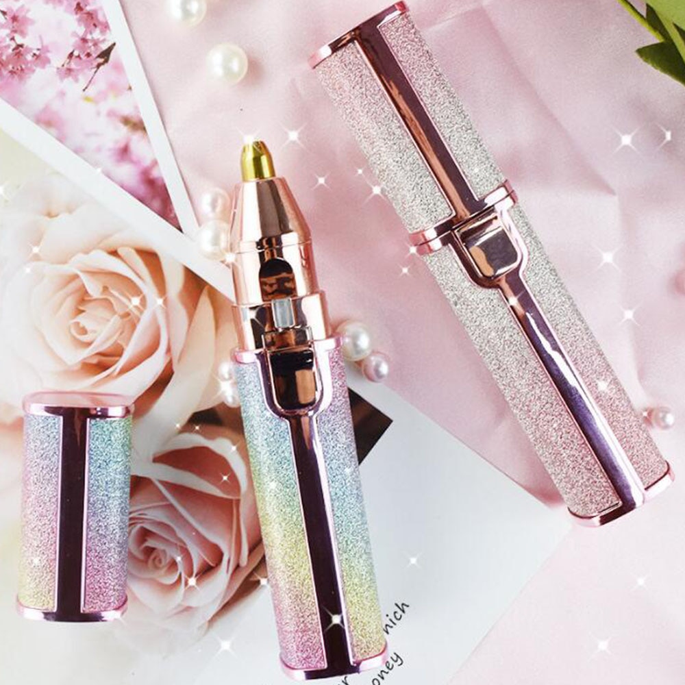 Wenkbrauwtrimmer elektrisch stervormig epilator gezicht neus lip scheerapparaat scheermes mini draagbare ontharing vrouwen schoonheidsverzorging trimmer