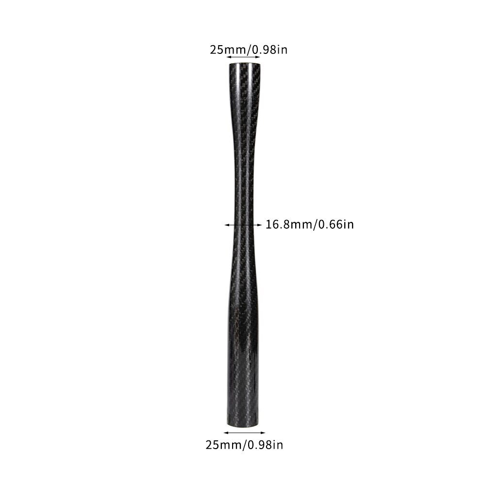 Fishing Rod Wrap Anti Slip Static Handle Sleeve Non-Slip Heat Shrink Wrap Tubing Insulation DIY Carbon Fiber Fishing Grip 2PC