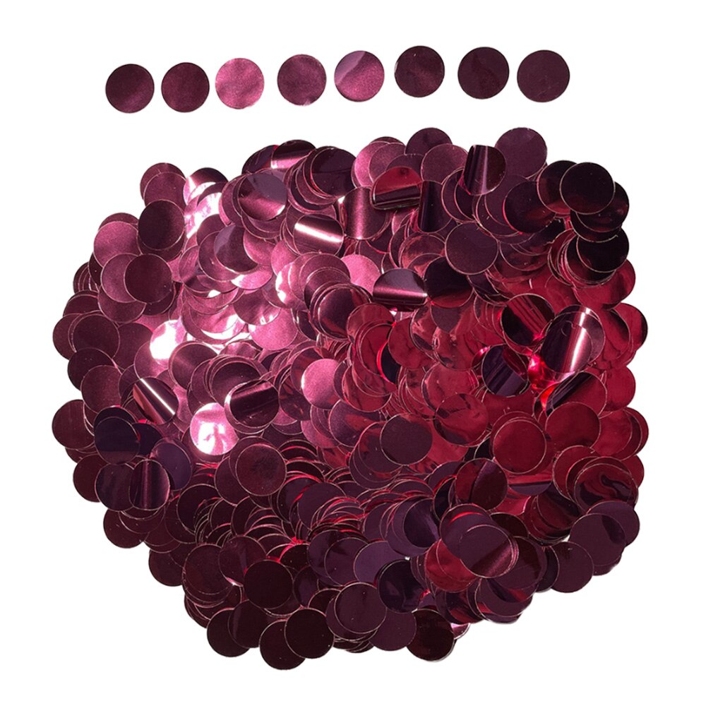 50/100g Round Foil Metallic Confetti Dots Confetti Glitter Filled Balloon Stuffer for Wedding Birthday Anniversary Party Decor