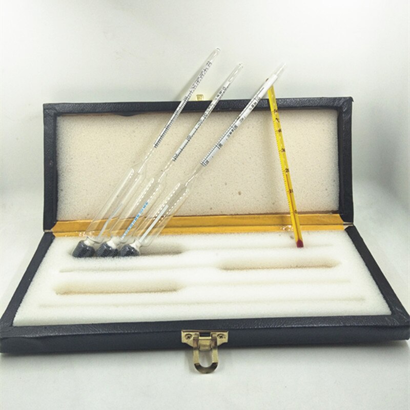 wine hydrometer Alcohol meter alcoholometer bafometro alcoholmeter hydrometer for alcohol alcotester tester with Thermometer