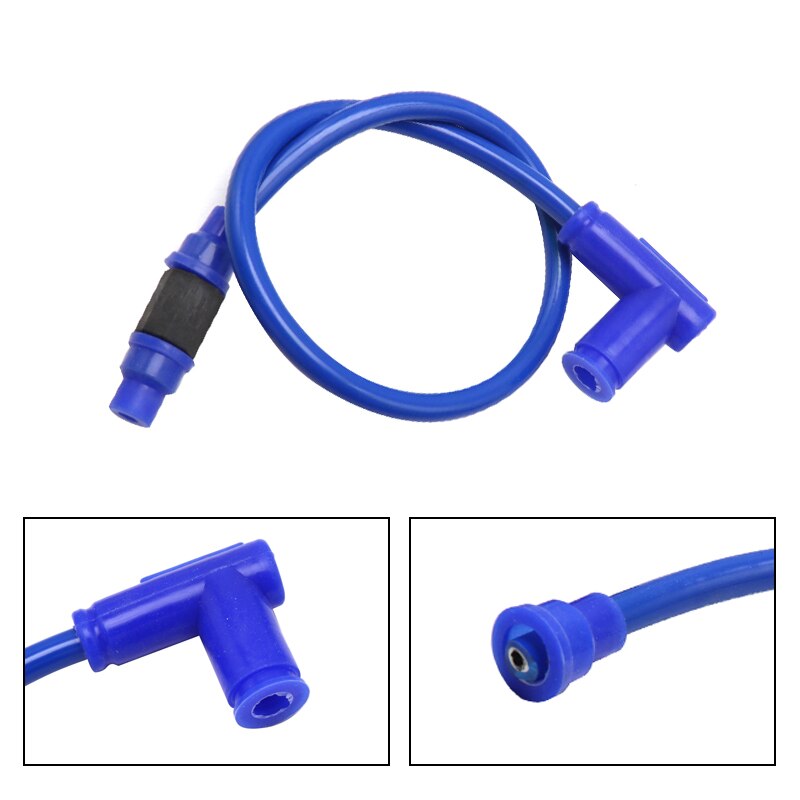 ZS Racing-cable de bujía de alta tensión para motocicleta, repuesto de divitfir, doble núcleo