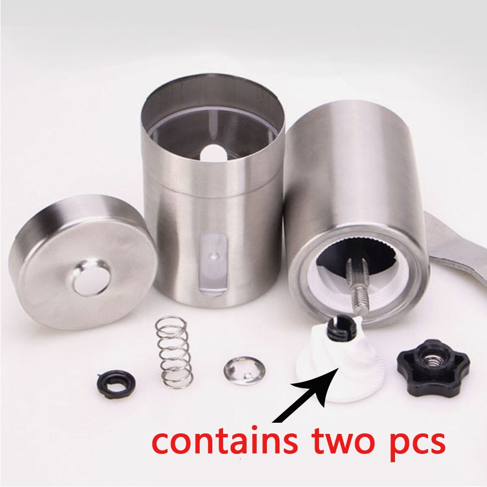 Roestvrij Staal Handmatige Koffiemolen Set Koffiezetautomaat Molen Keramische Metalen Hand Koffiemolen Maker Draagbare Koffie Gereedschap